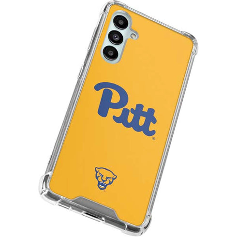 University of Pittsburgh Pitt Panthers Yellow Galaxy A16 5G Clear Case