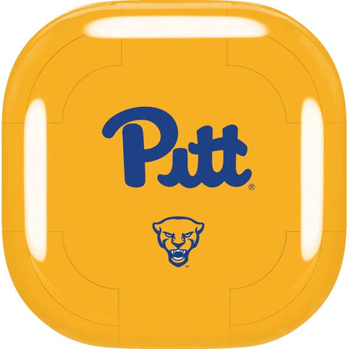 University of Pittsburgh Pitt Panthers Yellow Galaxy Buds Live Skin