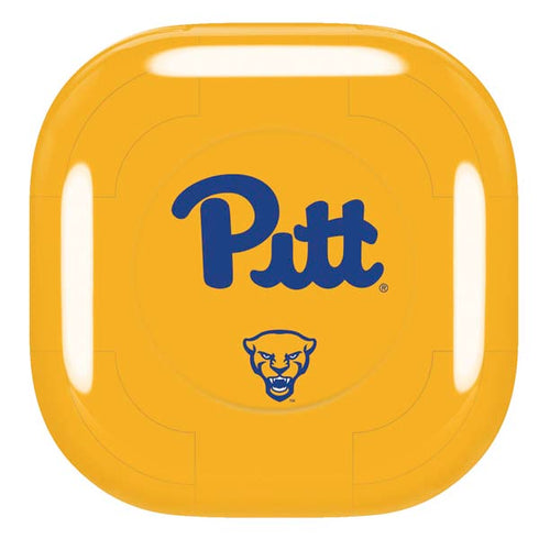 University of Pittsburgh Pitt Panthers Yellow Galaxy Buds Live Skin