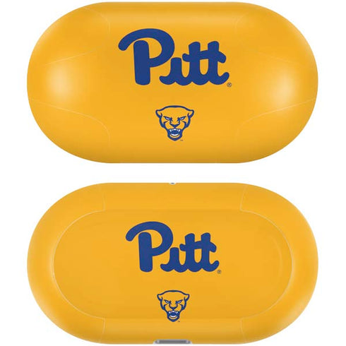 University of Pittsburgh Pitt Panthers Yellow Galaxy Buds Plus Skin