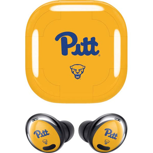 University of Pittsburgh Pitt Panthers Yellow Galaxy Buds Pro Skin