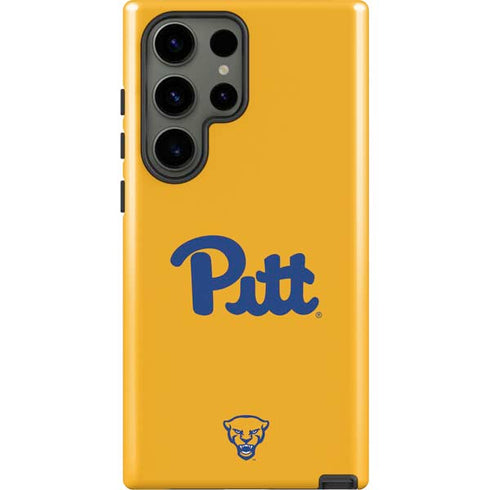 University of Pittsburgh Pitt Panthers Yellow Galaxy S23 Ultra Pro Case
