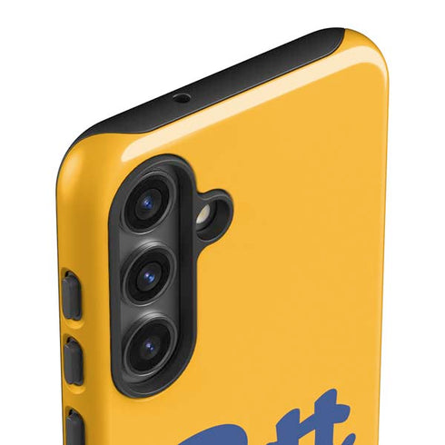 University of Pittsburgh Pitt Panthers Yellow Galaxy S25 Impact Case