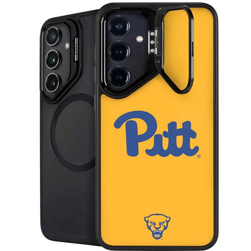 University of Pittsburgh Pitt Panthers Yellow Galaxy S24 Plus Kickstand Case