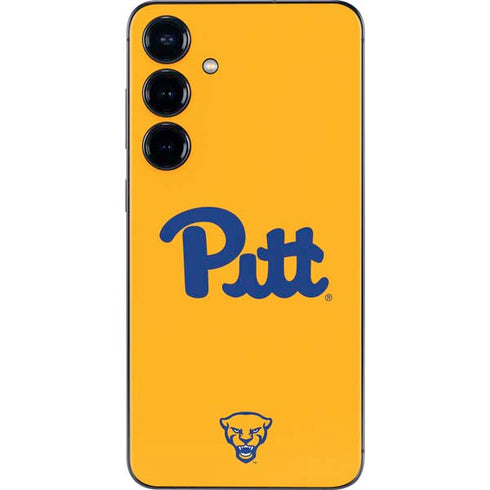 University of Pittsburgh Pitt Panthers Yellow Galaxy S24 Plus Skin