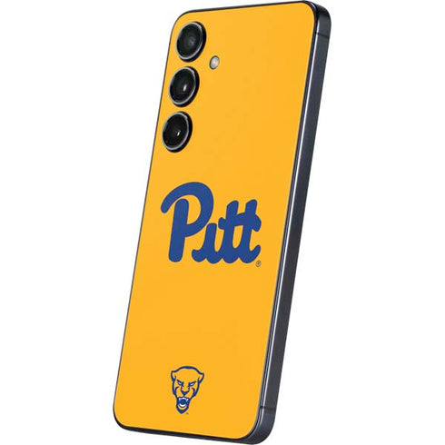 University of Pittsburgh Pitt Panthers Yellow Galaxy S24 Skin