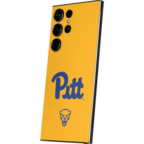 University of Pittsburgh Pitt Panthers Yellow Galaxy S24 Ultra Skin