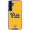 University of Pittsburgh Pitt Panthers Yellow Galaxy S25 Clear Case