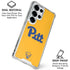 University of Pittsburgh Pitt Panthers Yellow Galaxy S25 Ultra Clear Case
