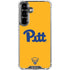 University of Pittsburgh Pitt Panthers Yellow Galaxy S26 Plus Clear Case