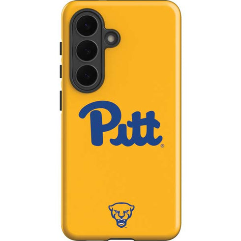 University of Pittsburgh Pitt Panthers Yellow Galaxy S26 Plus Impact Case