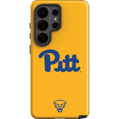 University of Pittsburgh Pitt Panthers Yellow Galaxy S26 Ultra Impact Case