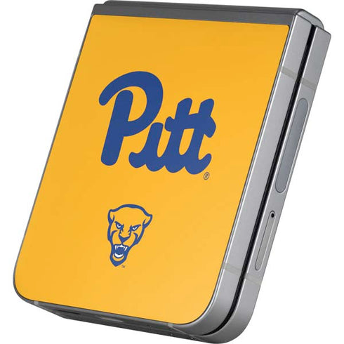 University of Pittsburgh Pitt Panthers Yellow Galaxy Z Flip6 Skin