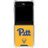 University of Pittsburgh Pitt Panthers Yellow Galaxy Z Flip6 Clear Case