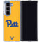 University of Pittsburgh Pitt Panthers Yellow Galaxy Z Fold5 5G Clear Case