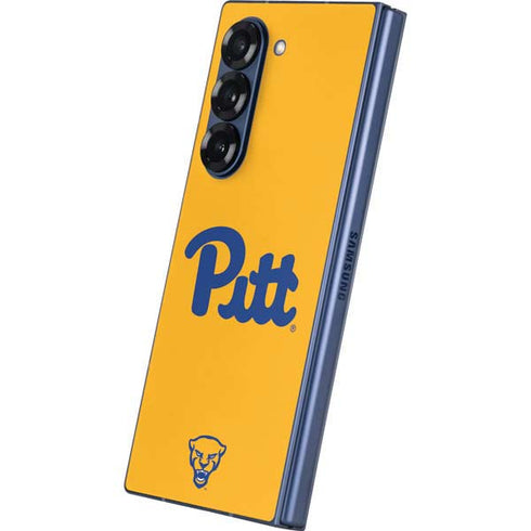 University of Pittsburgh Pitt Panthers Yellow Galaxy Z Fold6 Skin