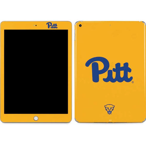 University of Pittsburgh Pitt Panthers Yellow Apple iPad Skin
