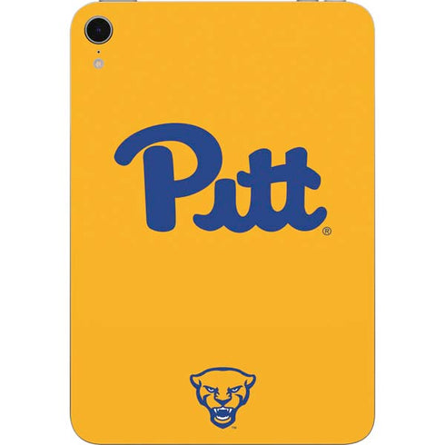 University of Pittsburgh Pitt Panthers Yellow Apple iPad Mini Skin
