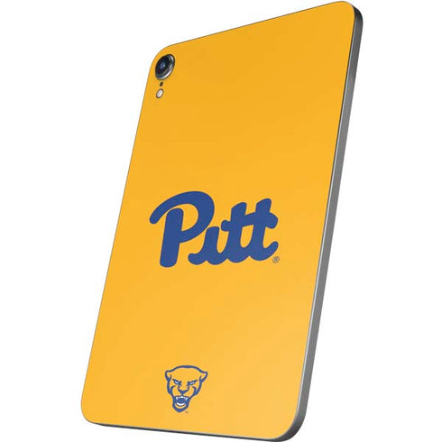 University of Pittsburgh Pitt Panthers Yellow Apple iPad Mini Skin