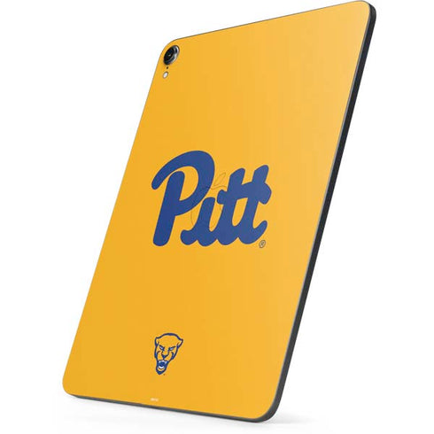 University of Pittsburgh Pitt Panthers Yellow Apple iPad Pro Skin