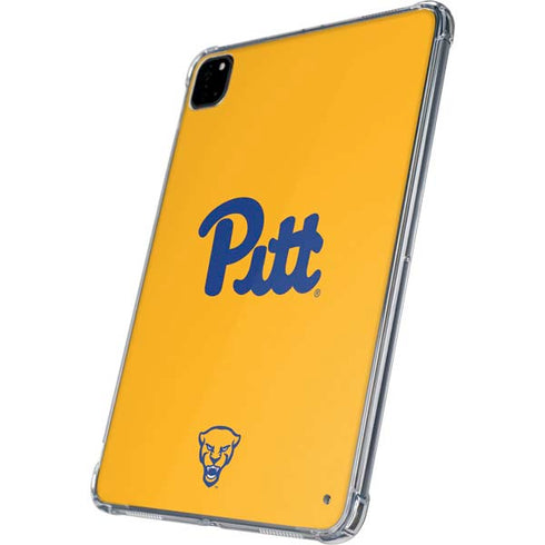 University of Pittsburgh Pitt Panthers Yellow iPad Pro 11in (2024) Clear Case