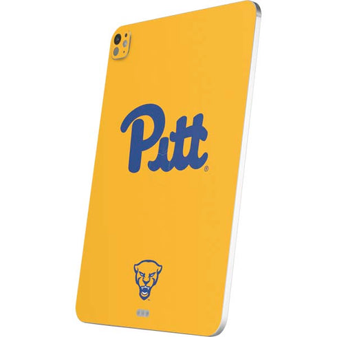 University of Pittsburgh Pitt Panthers Yellow iPad Pro 13in M4 (2024) Skin