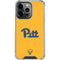 University of Pittsburgh Pitt Panthers Yellow iPhone 16 Pro Clear Case