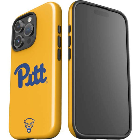 University of Pittsburgh Pitt Panthers Yellow iPhone 16 Pro Impact Case