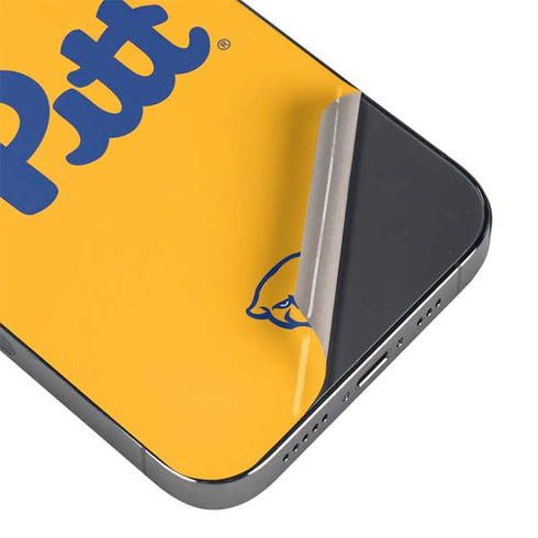 University of Pittsburgh Pitt Panthers Yellow iPhone 16 Pro Skin
