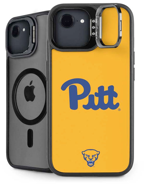 University of Pittsburgh Pitt Panthers Yellow iPhone 16e Kickstand Case