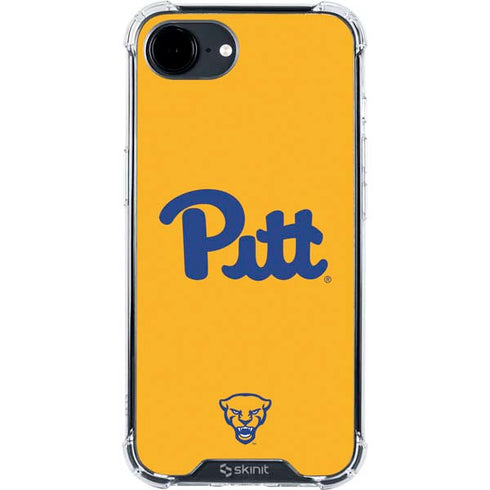 University of Pittsburgh Pitt Panthers Yellow iPhone 16e Clear Case
