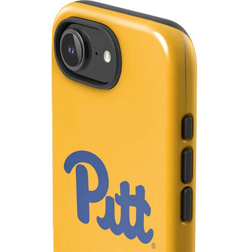 University of Pittsburgh Pitt Panthers Yellow iPhone 16e Impact Case