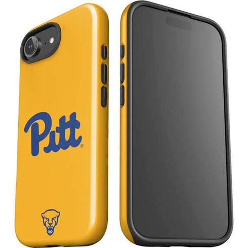 University of Pittsburgh Pitt Panthers Yellow iPhone 16e Impact Case