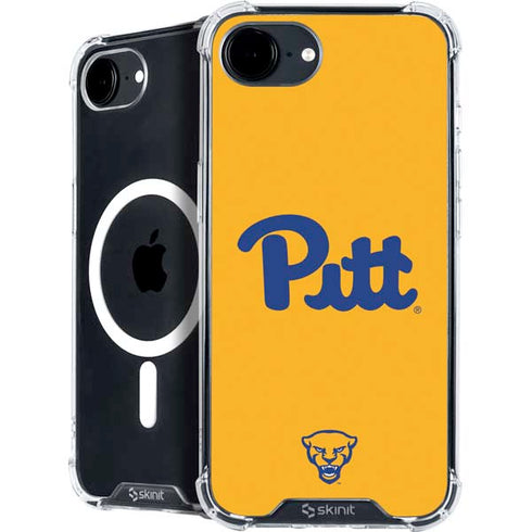 University of Pittsburgh Pitt Panthers Yellow iPhone 16e MagSafe Case