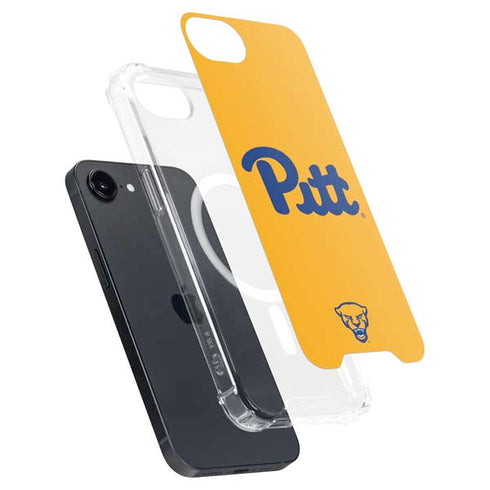 University of Pittsburgh Pitt Panthers Yellow iPhone 16e MagSafe Case