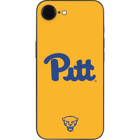 University of Pittsburgh Pitt Panthers Yellow iPhone 16e Skin