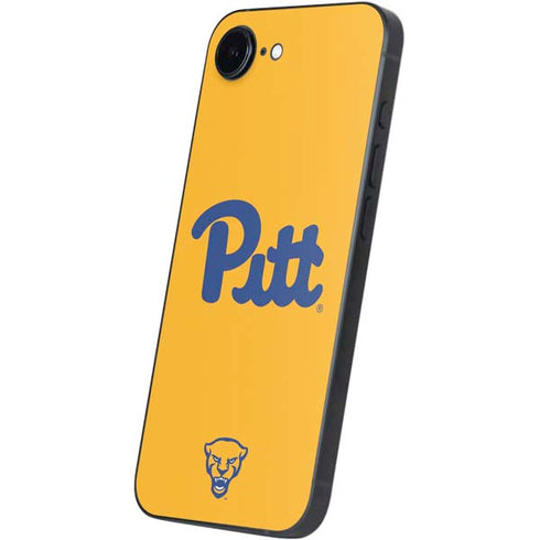 University of Pittsburgh Pitt Panthers Yellow iPhone 16e Skin