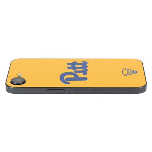 University of Pittsburgh Pitt Panthers Yellow iPhone 16e Skin