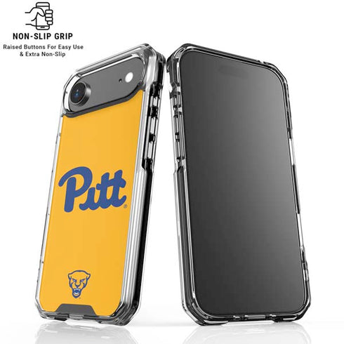 University of Pittsburgh Pitt Panthers Yellow iPhone 17 Air Clear Case
