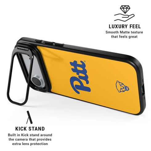 University of Pittsburgh Pitt Panthers Yellow iPhone 17 Air Kickstand Case