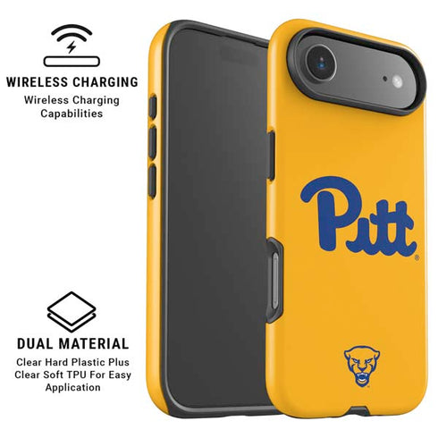 University of Pittsburgh Pitt Panthers Yellow iPhone 17 Air Magsafe Impact Case