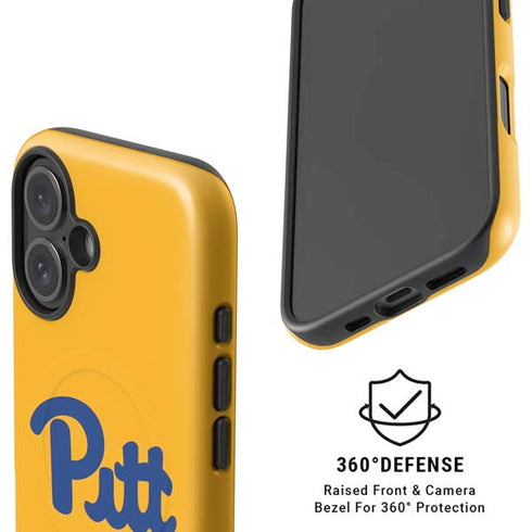 University of Pittsburgh Pitt Panthers Yellow iPhone 17 Magsafe Impact Case