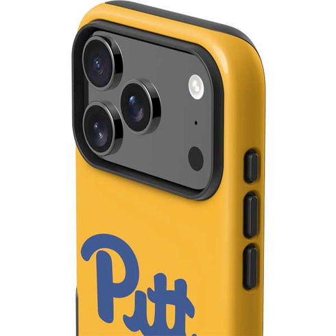 University of Pittsburgh Pitt Panthers Yellow iPhone 17 Pro Max Impact Case