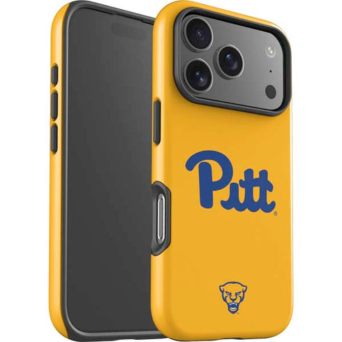University of Pittsburgh Pitt Panthers Yellow iPhone 17 Pro Max Impact Case