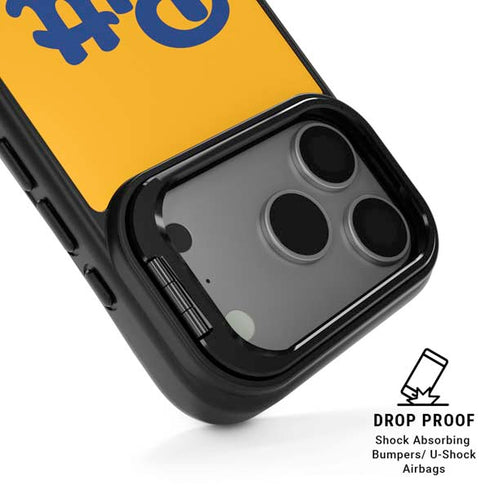 University of Pittsburgh Pitt Panthers Yellow iPhone 17 Pro Max Kickstand Case