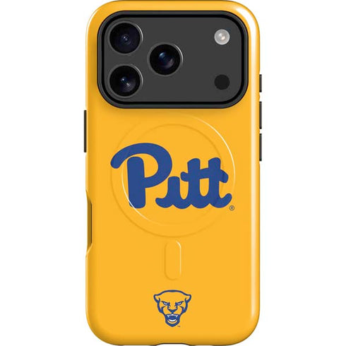University of Pittsburgh Pitt Panthers Yellow iPhone 17 Pro Max Magsafe Impact Case