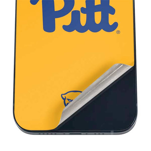 University of Pittsburgh Pitt Panthers Yellow iPhone 17 Pro Skin