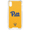 University of Pittsburgh Pitt Panthers Yellow iPhone XS Clear Case