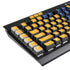 University of Pittsburgh Pitt Panthers Yellow K95 RGB PLATINUM Mechanical Gaming Keyboard Skin