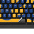 University of Pittsburgh Pitt Panthers Yellow K95 RGB PLATINUM Mechanical Gaming Keyboard Skin